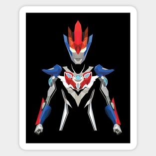 Ultraman Gruebe (Low Poly Art) Sticker